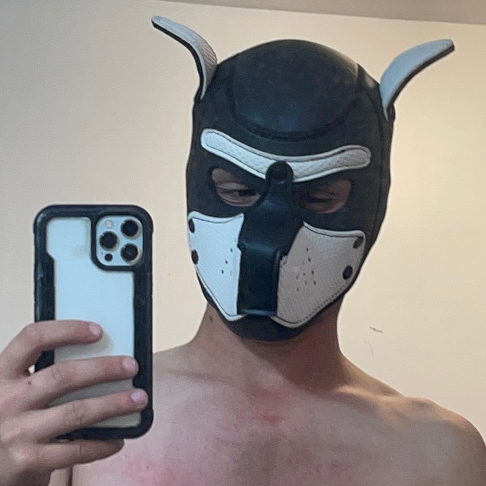 Mrs S leather hood